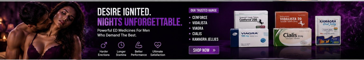 Desire ignited, nights unforgettable — powerful ED medicines for men who demand the best