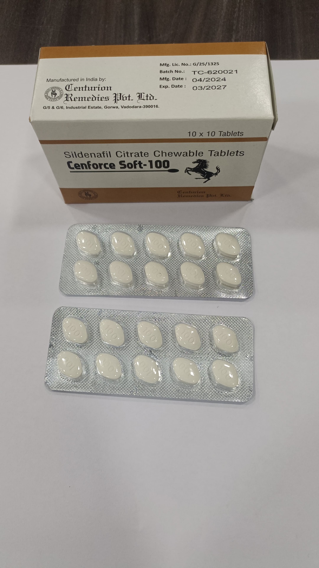 Buy Cenforce Soft — Chewable (Sildenafil Citrate) online worldwide — Centurion — $0.80 per pill