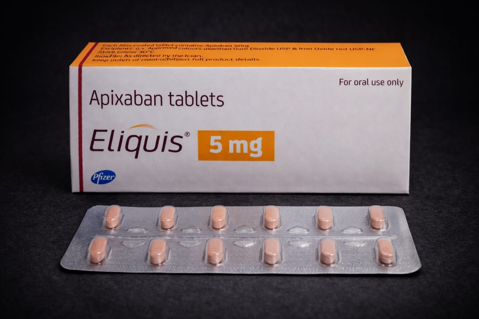 Buy Eliquis 5mg online worldwide — Pfizer — $1.50 per pill