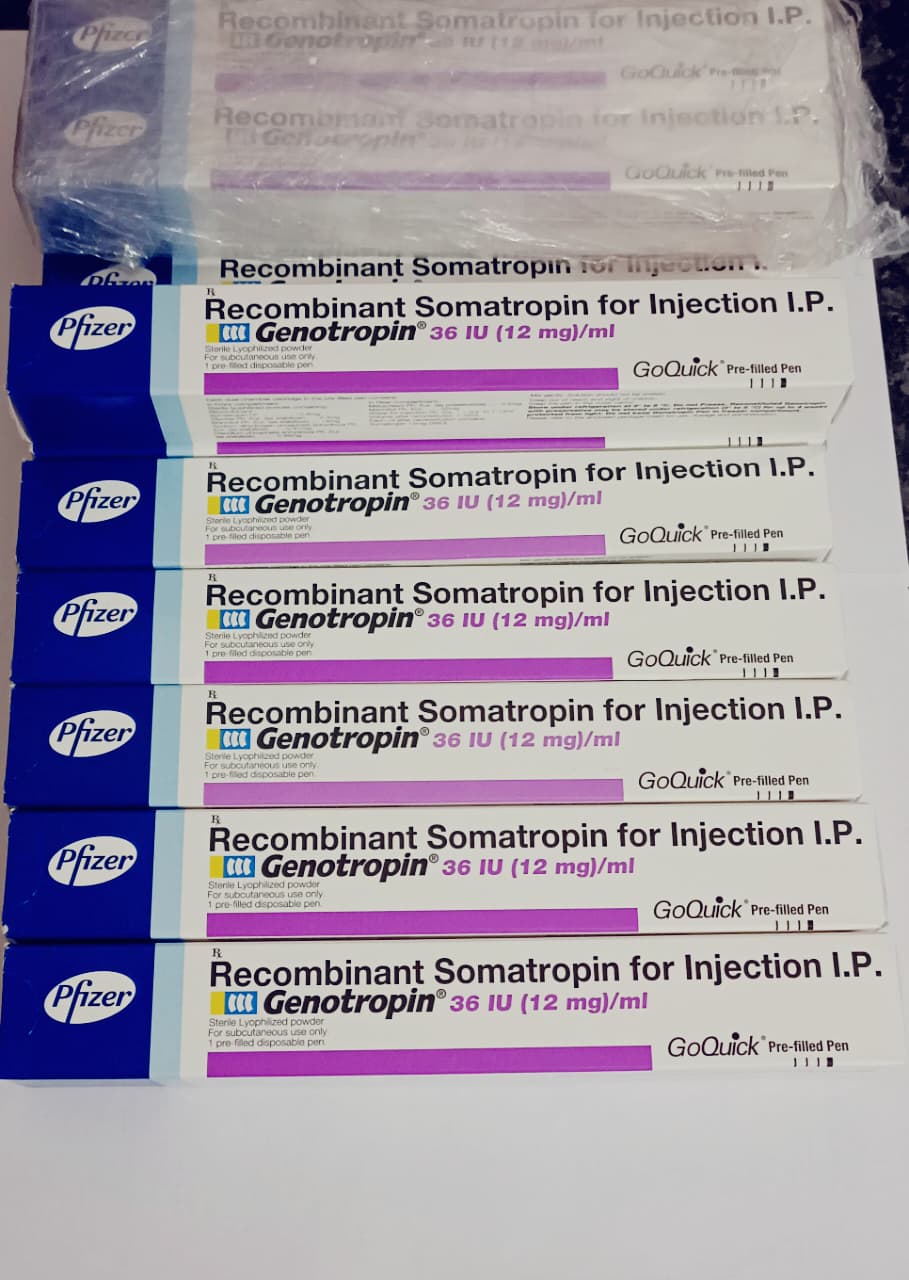Buy Pfizer Genotropin Pen 36 IU (12mg/ml) online worldwide — Pfizer — $349.00 per pill