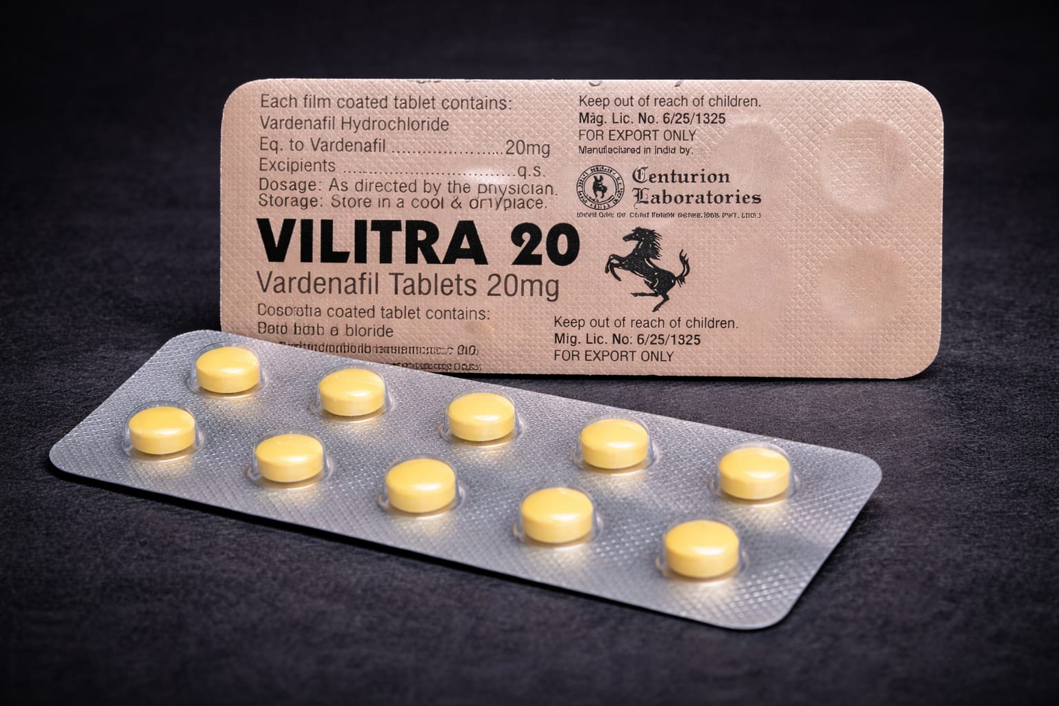 Buy Vilitra — Generic Levitra (Vardenafil) online worldwide — Centurion — $0.80 per pill