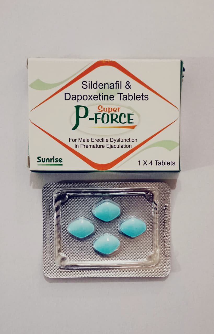 Buy Super P-Force (Sildenafil + Dapoxetine) online worldwide — Sunrise — $0.80 per pill